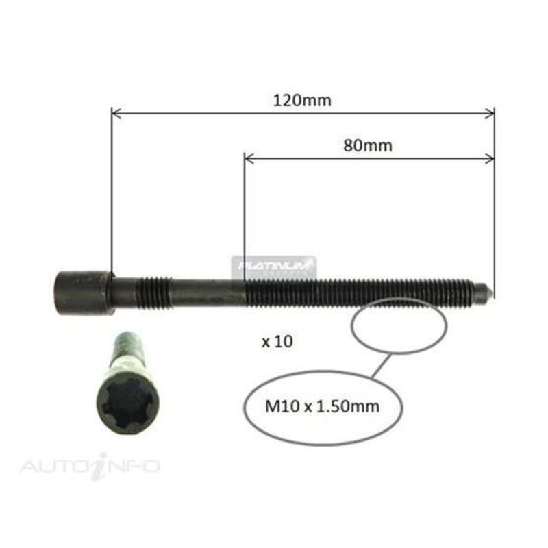 Platinum Cylinder Head Bolt Set – HBS0615