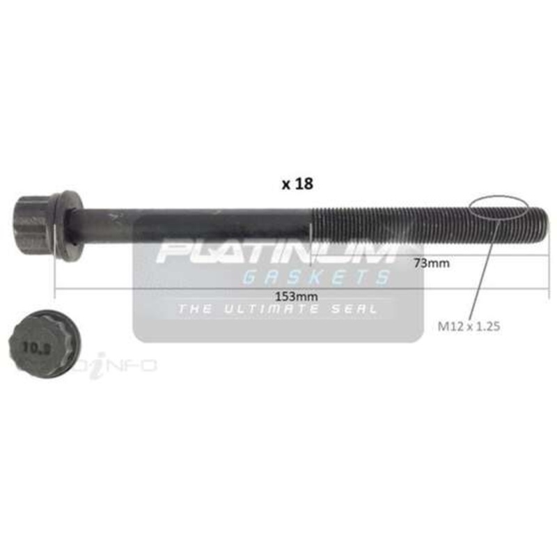 Platinum Cylinder Head Bolt Set – HBS0636