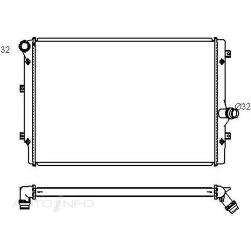 Protex Radiator – RADAU253