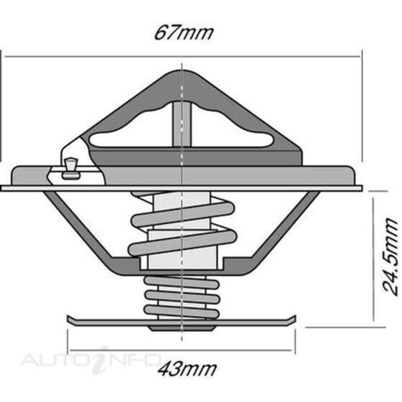 Tridon High Flow Thermostat – TT248-167