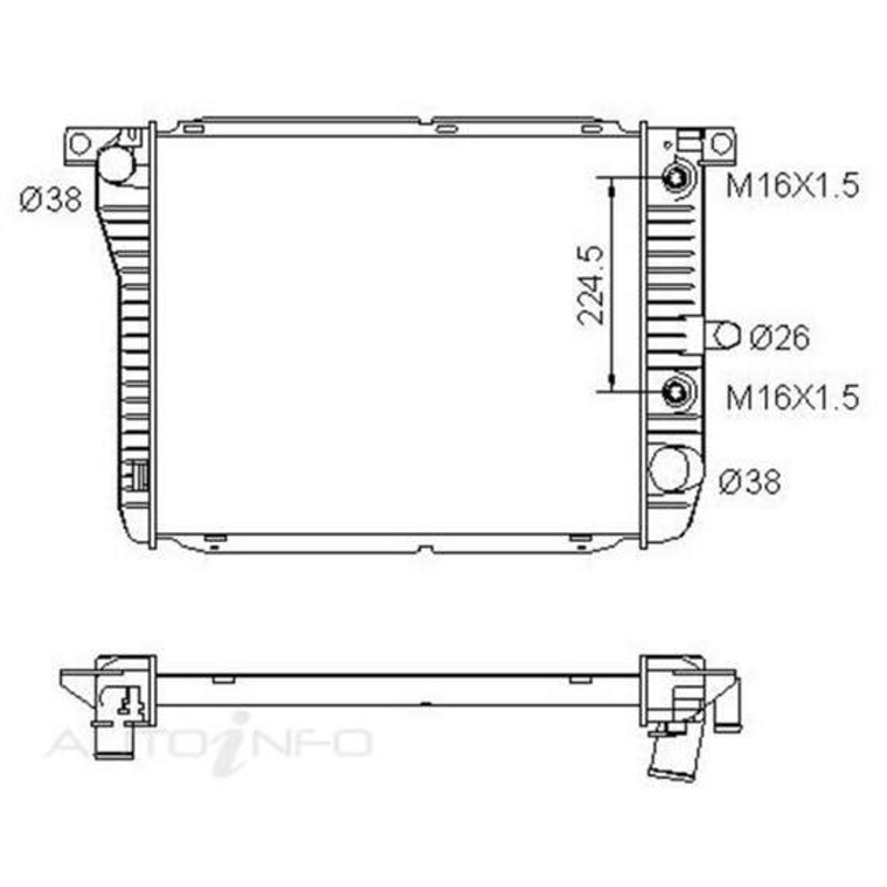 Protex Radiator – RADF079