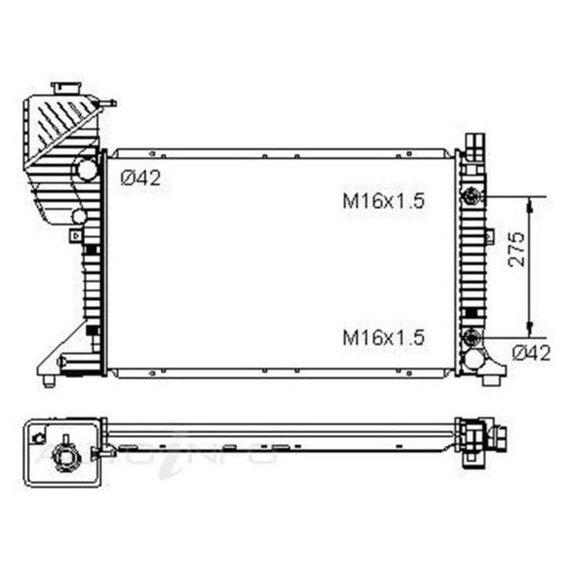 Protex Radiator – RADMB186