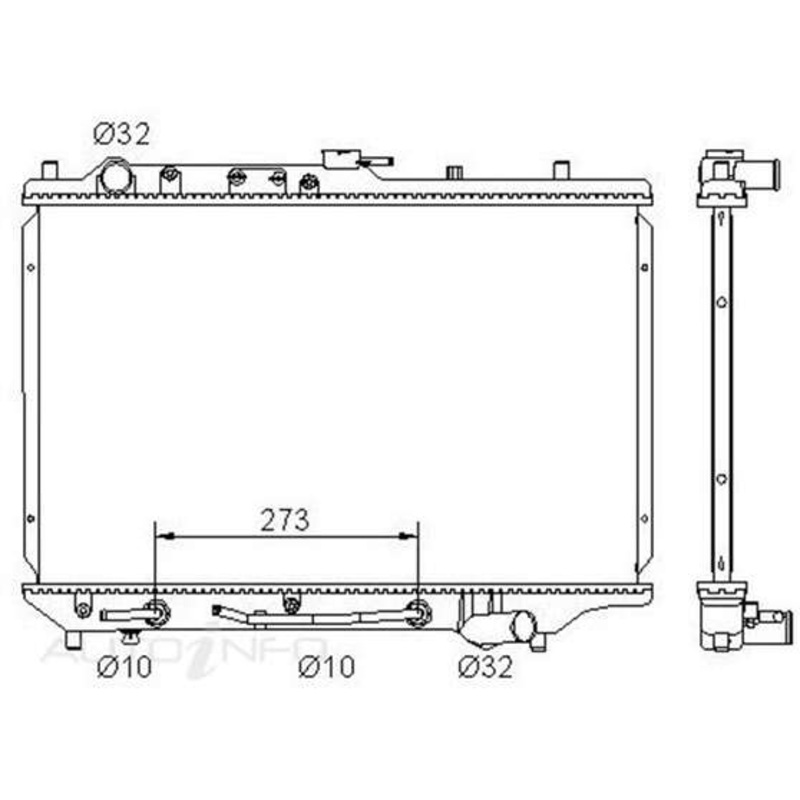 Protex Radiator – RADMZ025