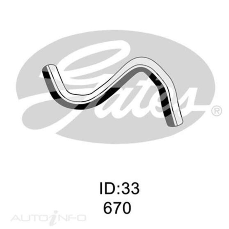 Gates Radiator Hose – 05-2194