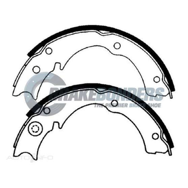 Brake Bonders Parking Brake Shoe – N1546