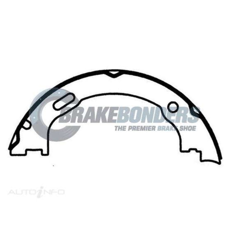 Brake Bonders Parking Brake Shoe – N1900