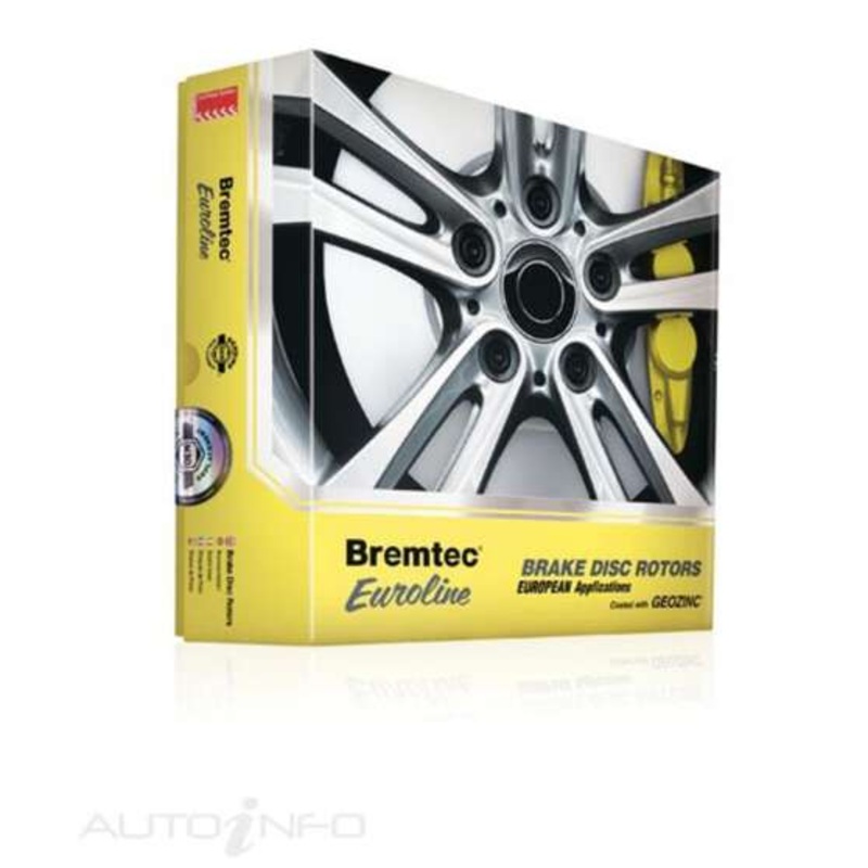 Bremtec Euro-Line GeoZinc Coated Brake Rotor – BDR21210EL