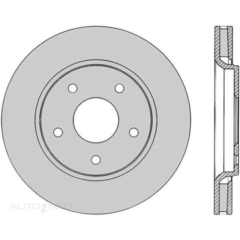 Protex Brake Rotor – Single, DR12642