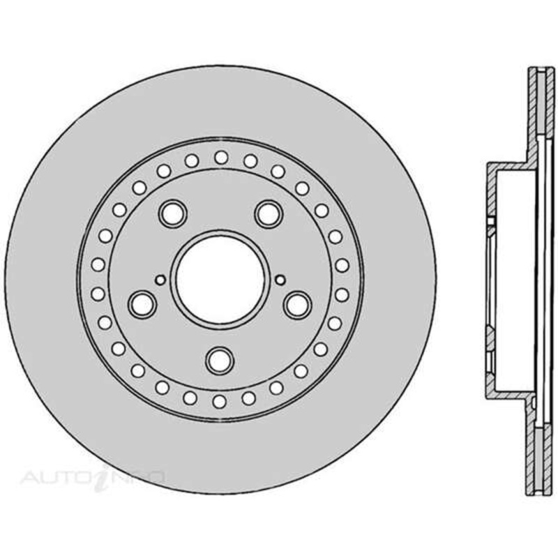 Protex Brake Rotor – Single, DR690