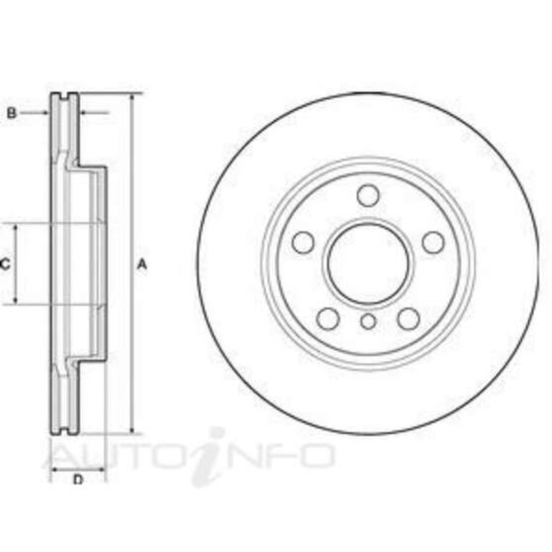 Bremtec Euro-Line HD Carbon  Brake Rotor – BDR40072ELH