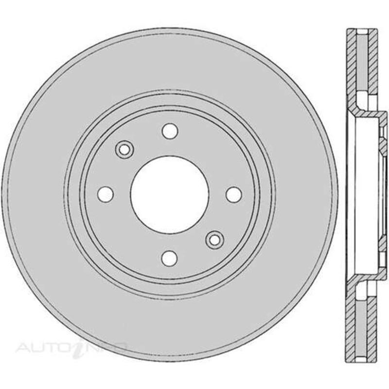 Protex Brake Rotor – Single, DR12312