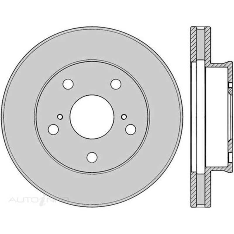 Protex Brake Rotor – Single, DR12454