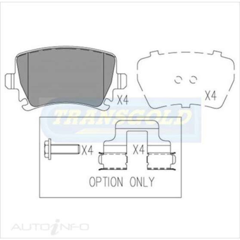 Transgold Brake Pads – TG1865N