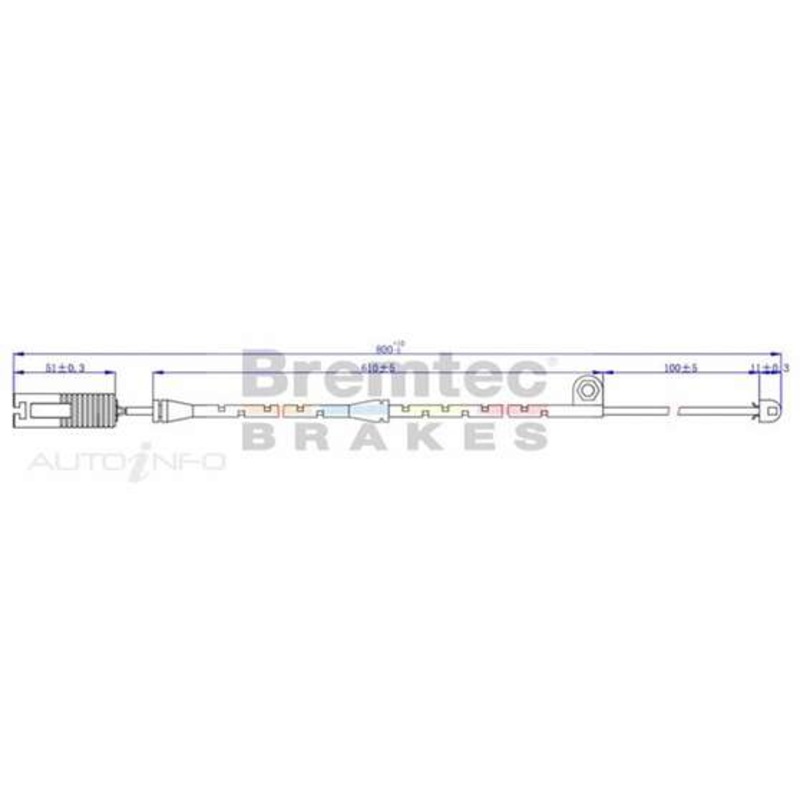 Bremtec Euro-Line Brake Pad Wear Sensor – BTS12