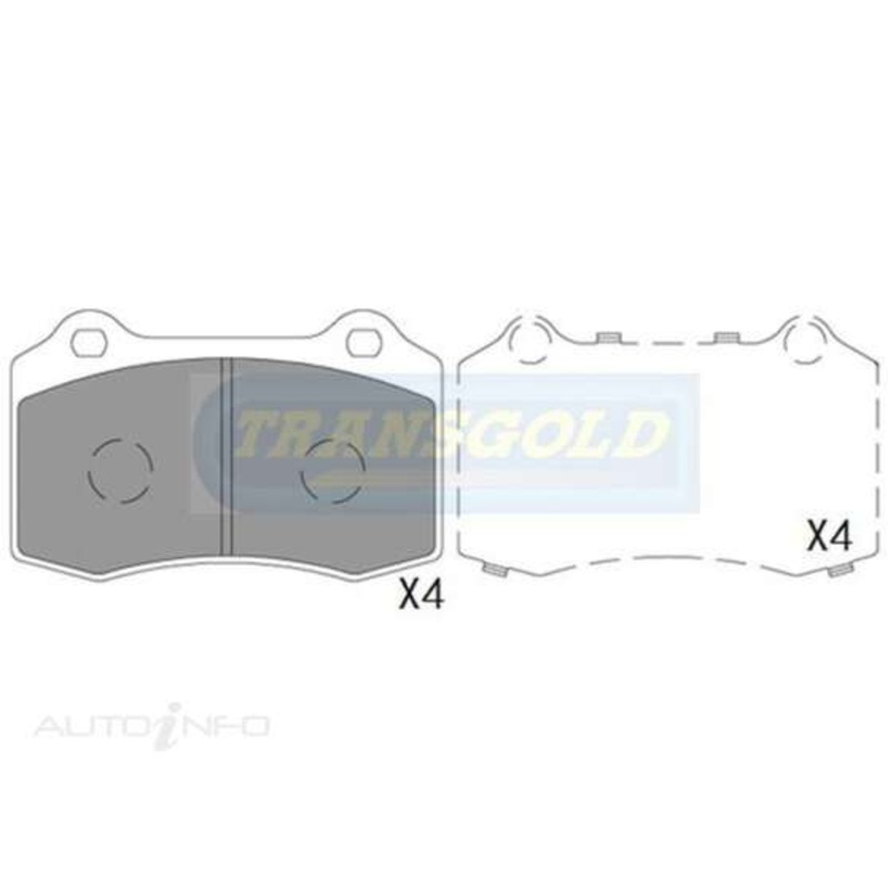 Transgold Brake Pads – TG1936N