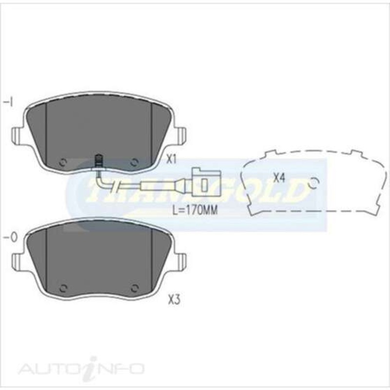 Transgold Brake Pads – TG2032N