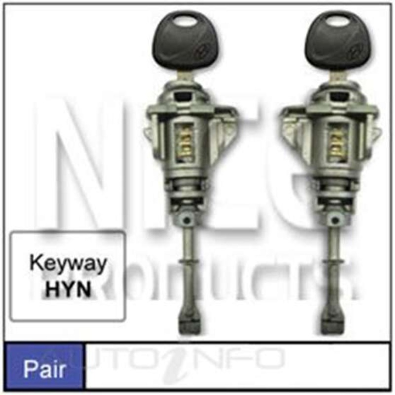 Nice Door Lock Barrel – Pair, NDL133G