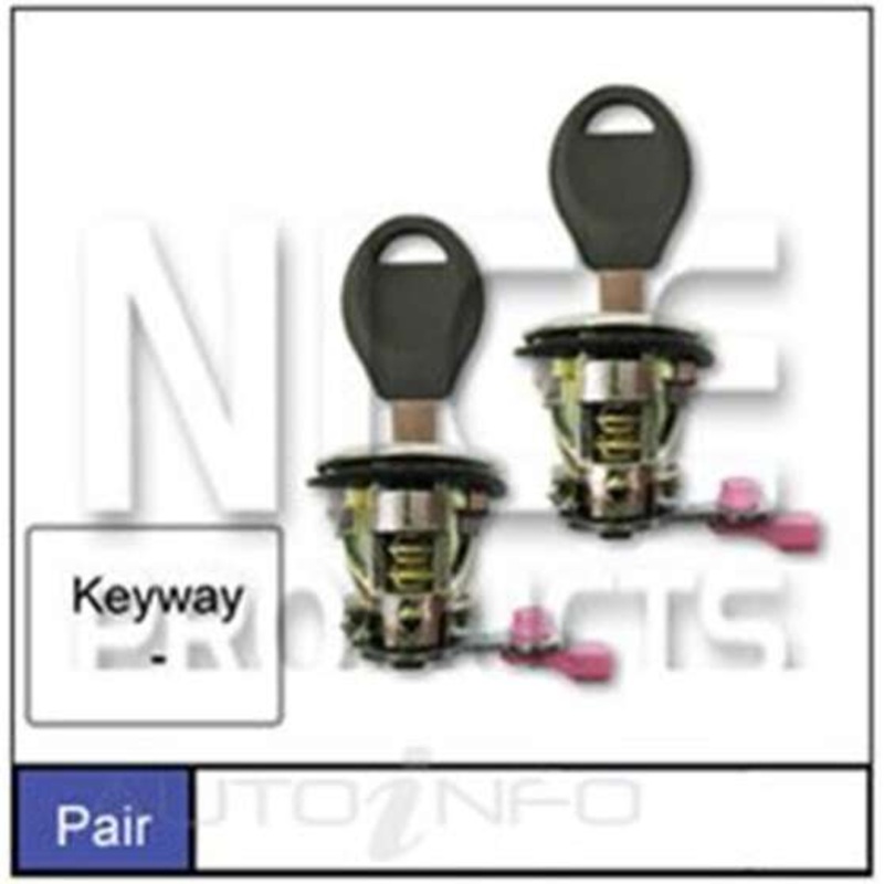 Nice Door Lock Barrel – Pair, NDL33F