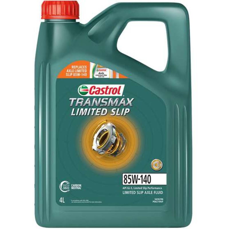 Castrol Transmax Limited Slip 85W-140 – 3 x 4L (Carton Only) – 3430296
