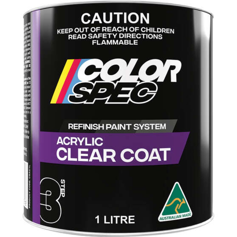 COLORSPEC Paint – Acrylic, Clear Coat – 1 Litre