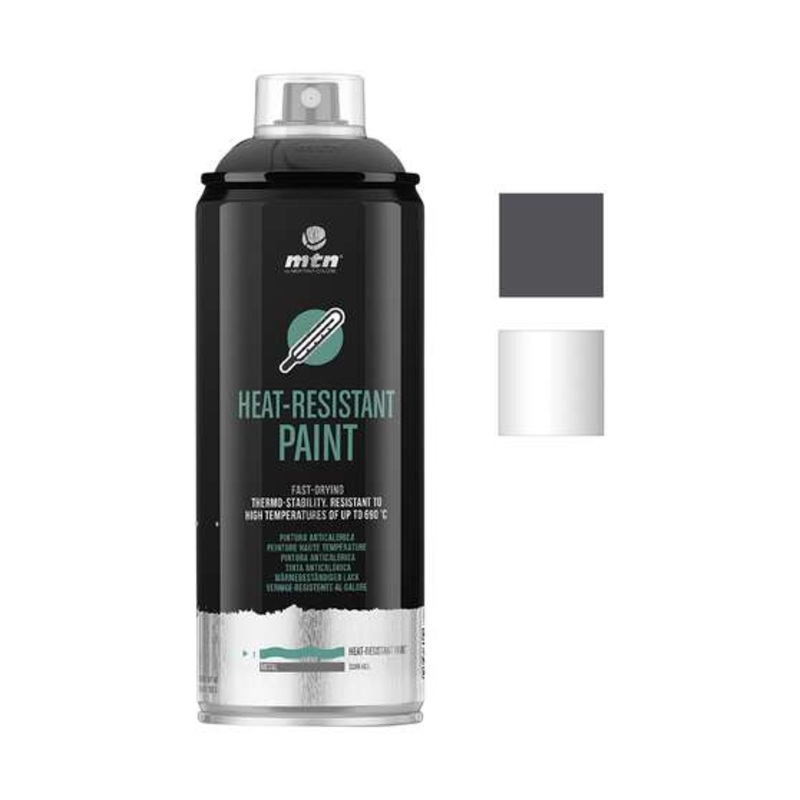 MTN Pro Black Heat Resistant Spray Paint 400mL