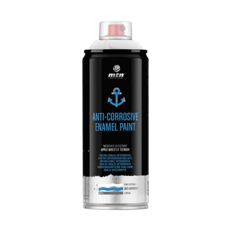 MTN Pro White Anti-Corrosive Enamel Spray Paint 400mL