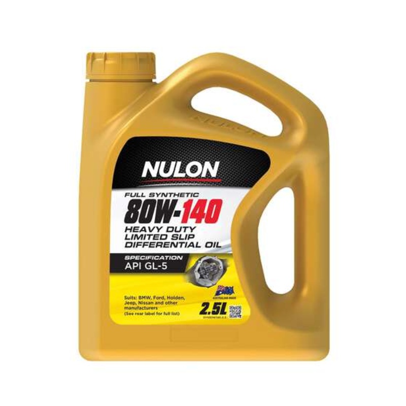 Nulon 80W-140 Heavy Duty Limited Slip Diff Oil 3 x 2.5L (Carton) – SYN80W140-2.5