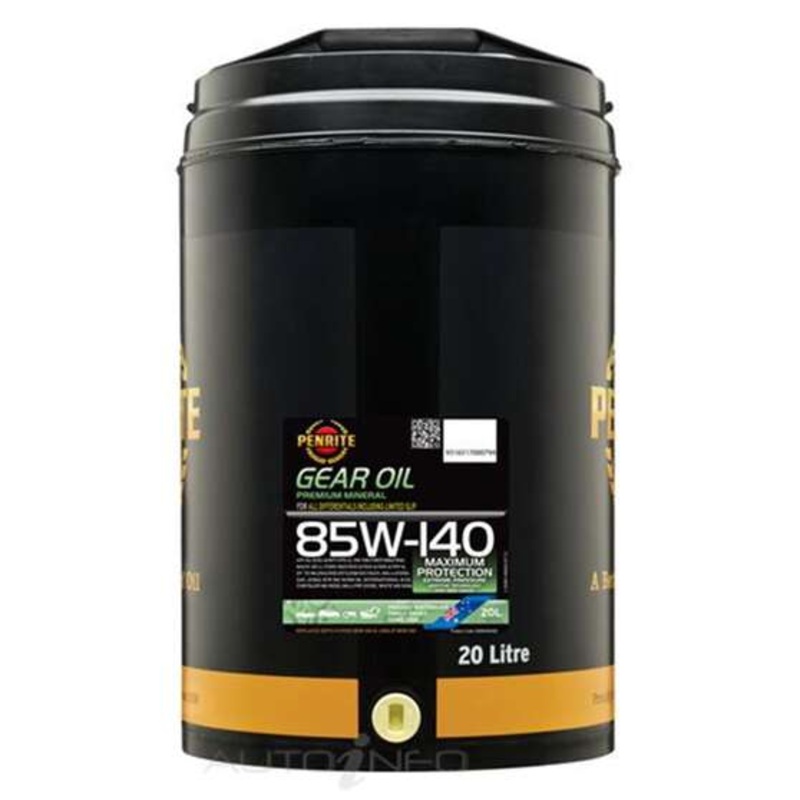 Penrite Gear Oil Premium Mineral 85W-140 20 Litre – GO85140020