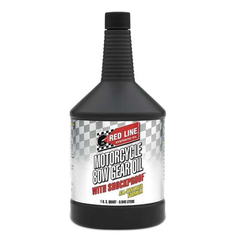 Red Line Oil Motorcycle Gear Oil – 80W, 1 Quart – RED42704