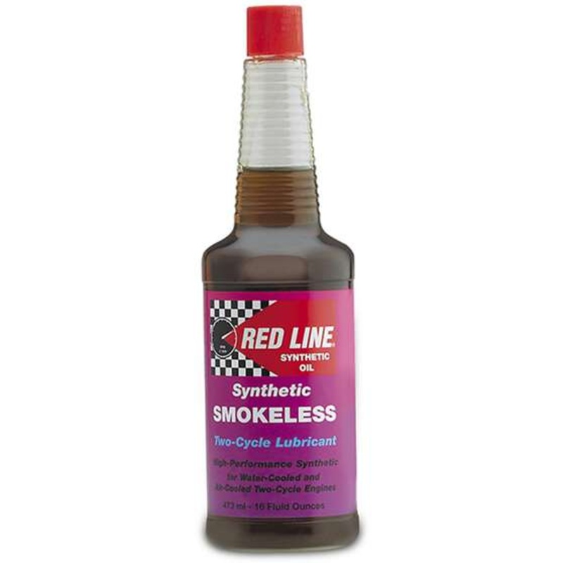 Red Line Oil Two Stroke Smokeless Racing – 16 Ounce – RED40903