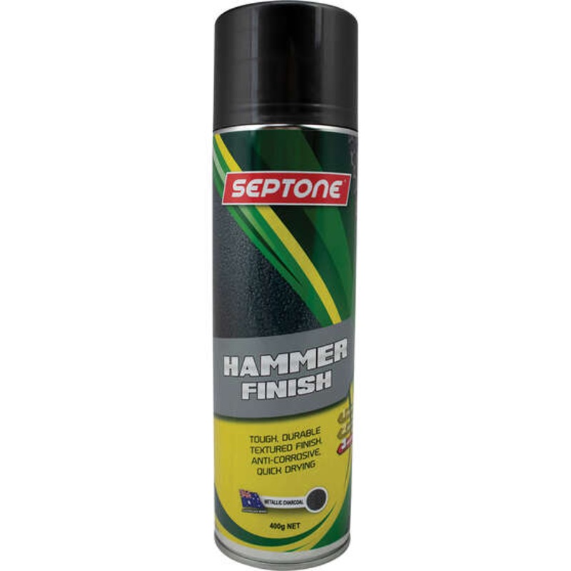 Septone Hammer Finish Paint, Charcoal – 400g