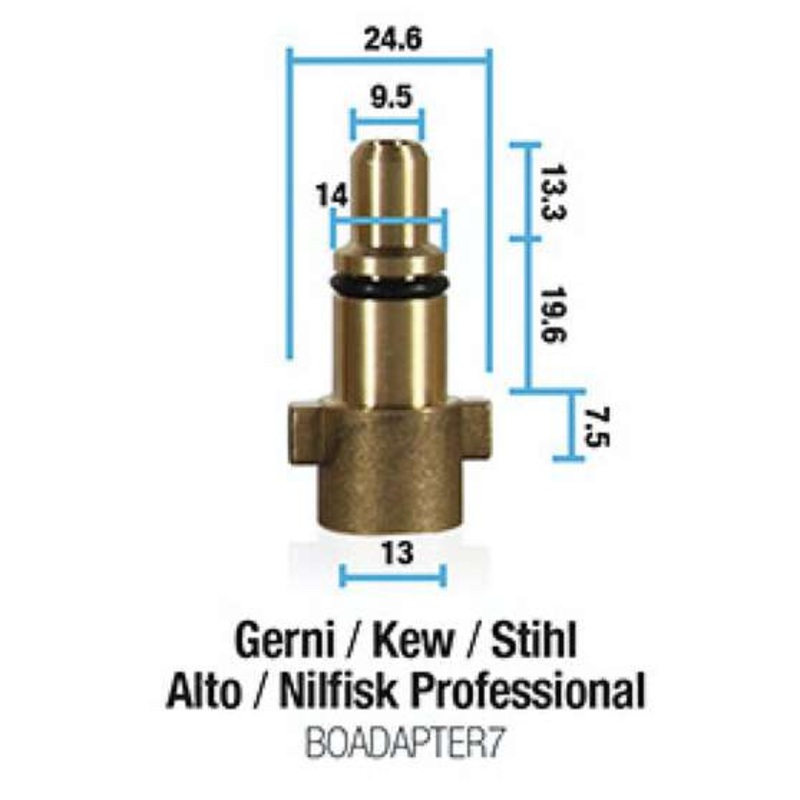 Bowden’s Own Snow Cannon Adaptor – Gerni/Stihl/Alto/Nilfisk Professional, BOADAPTER7