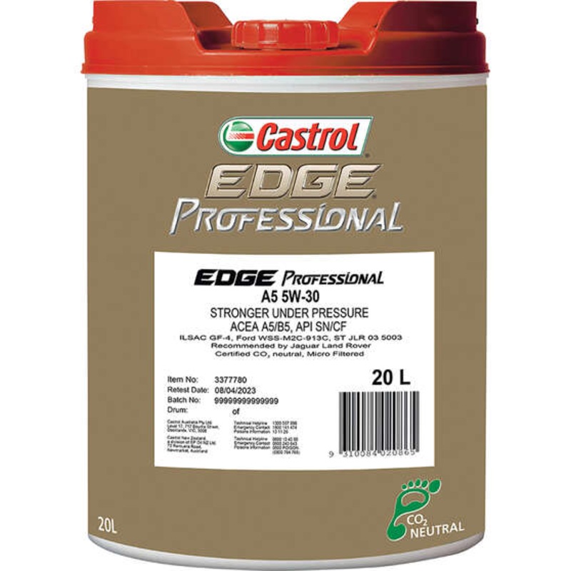 Castrol EDGE Professional A5 5W-30 20L – 3377780