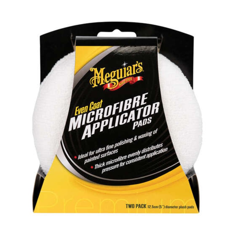 Meguiar’s Even Coat Microfibre Applicator Pads 2 Pack