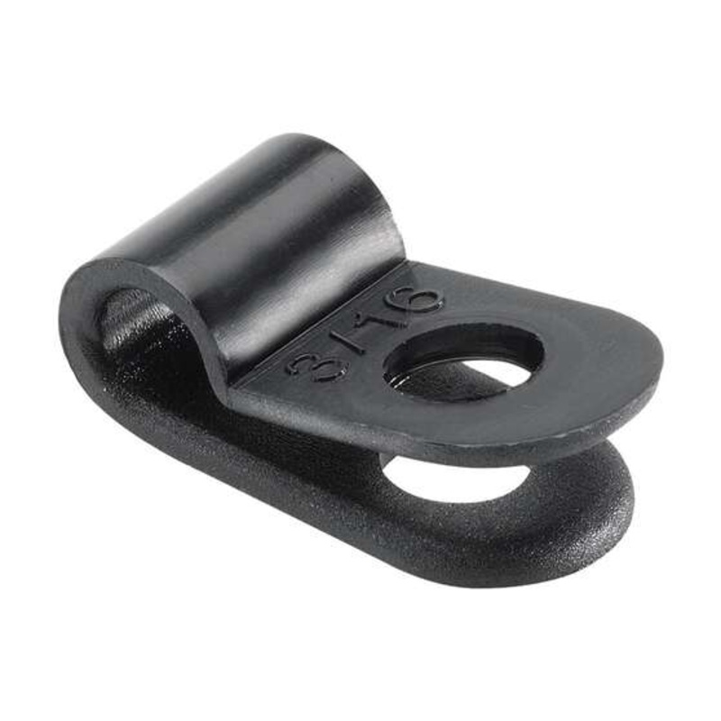 Narva Nylon P Clamps – 100 Pack, 6.4mm ID