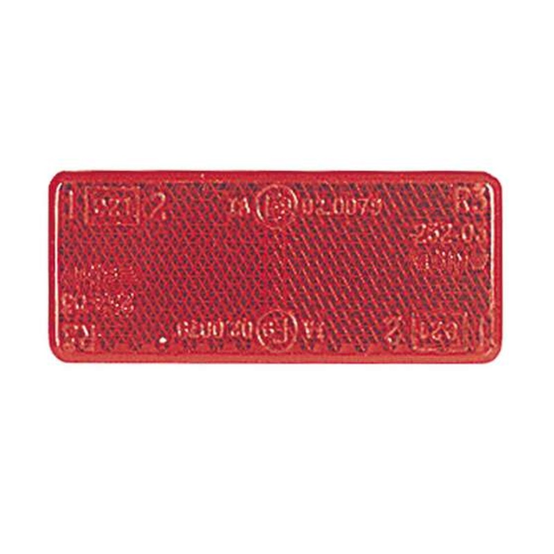 Narva Truck & Trailer Red 70 x 28mm Rectangle Reflector 2pk – 84037BL