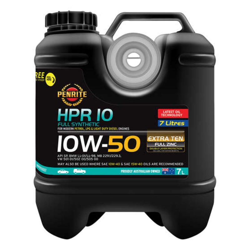 Penrite HPR 10 Engine Oil 10W-50 7 Litre