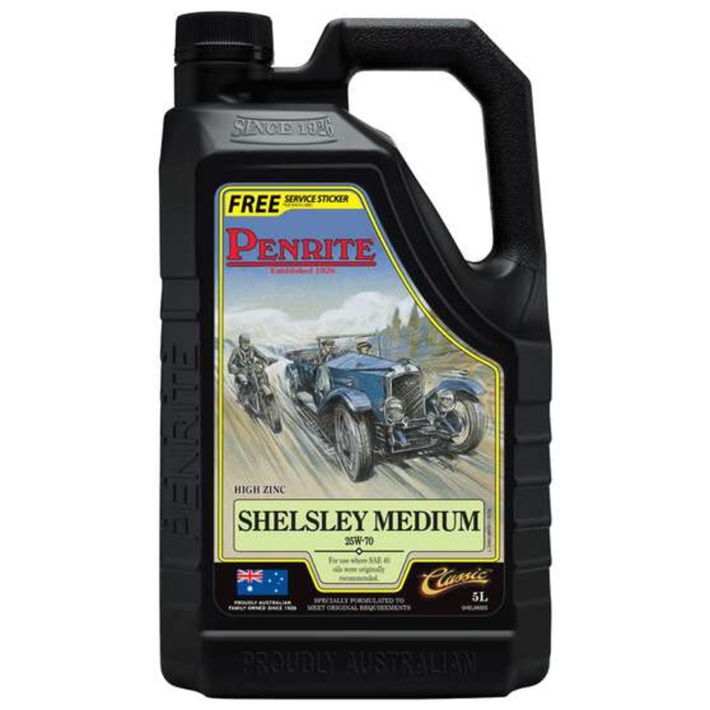 Penrite Shelsley Engine Oil 25W-70 5L – SHELM005