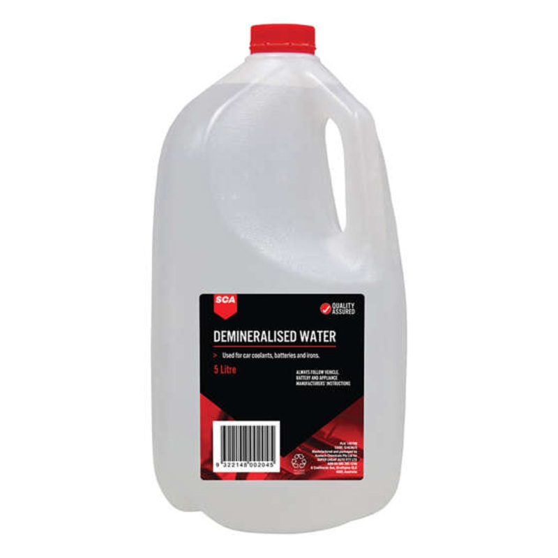 SCA Demineralised Water – 5 Litre