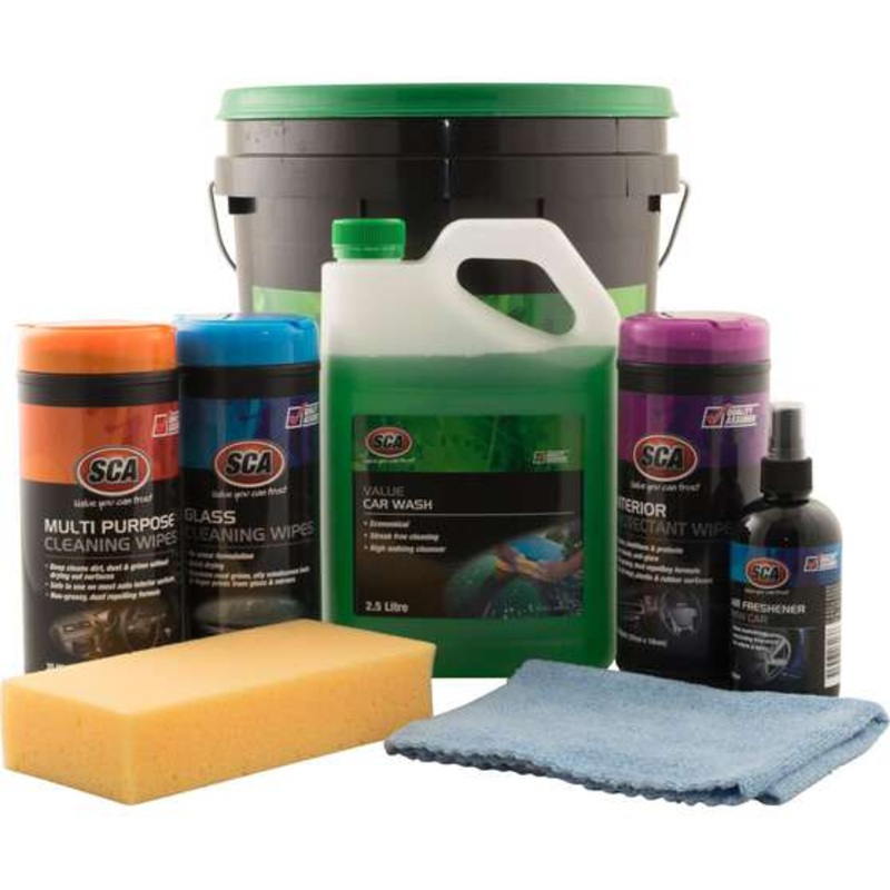 SCA Value Detail Wash Kit 8 Piece
