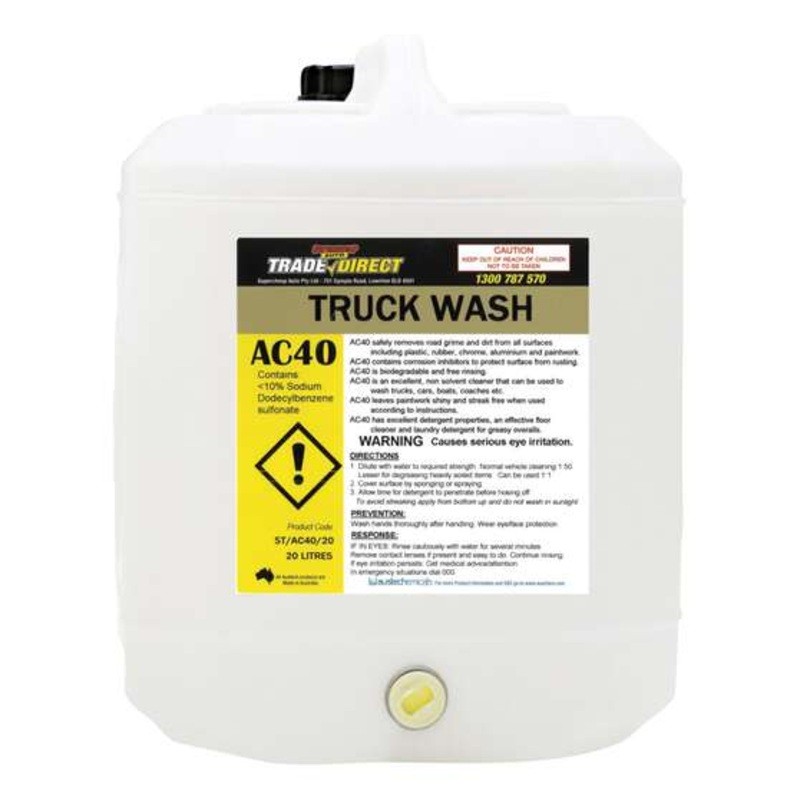 Trade Direct Truck Wash – 20 Litre ST/AC40/20