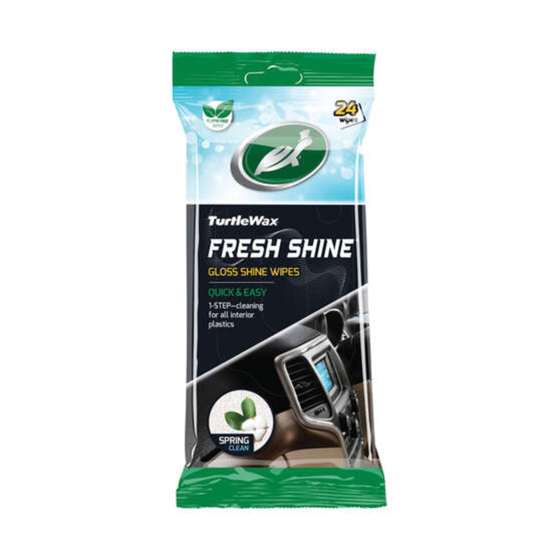 Turtle Wax Fresh Shine Gloss Wipes 24 Pack