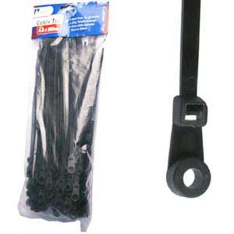 Aerpro 4.8Mm X 200Mm Cable Ties Pack 100 Mountable O Ring – CT200