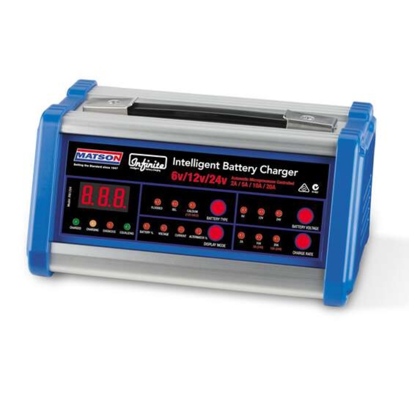 Matson Infinite 6V/12V/24V 2-20 Amp Battery Charger