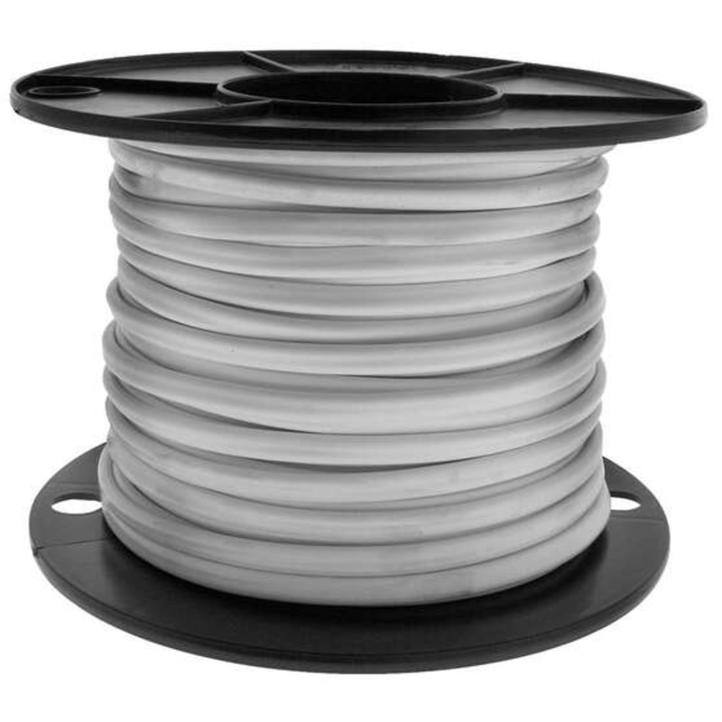 TYCAB 6mm Twin Core Marine Cable Red & Black with White Sheath Tinned 50M – CW5621