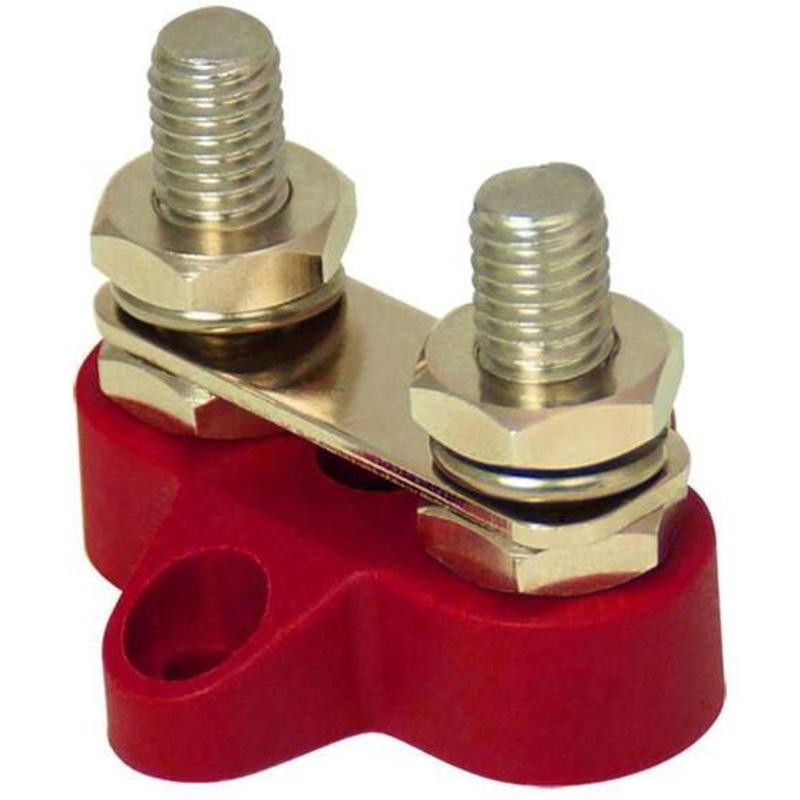 Jaylec Small Base Dual Linked Post M6 Red 45.3 X 43 X 32.5Mm Jaylec – BP3825R