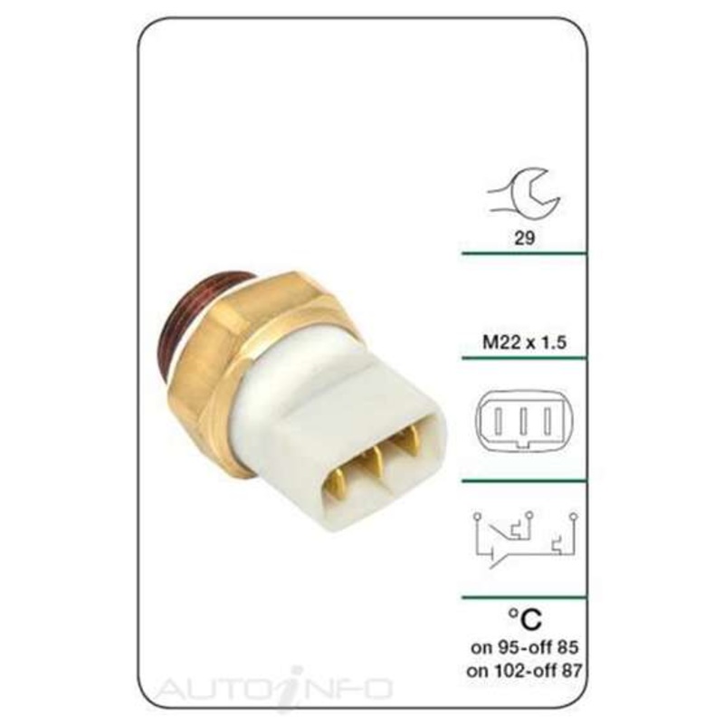 Tridon Coolant Fan Temperature Switch – TFS104