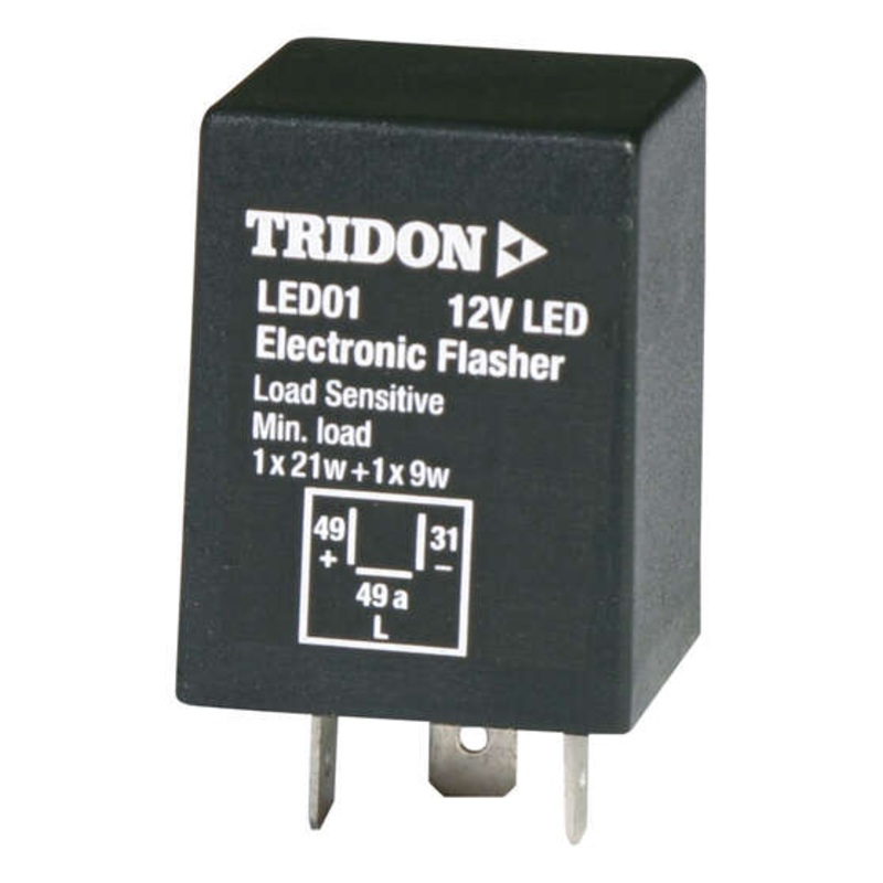 Tridon LED Flasher – 12V 3 Pin, Outage – LED01