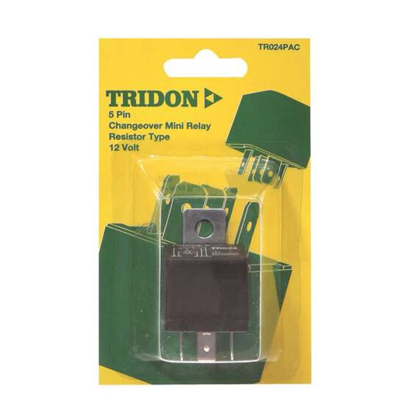 Tridon Relay – Mini, 12V 40/20 AMP 5 Pin – TR024PAC