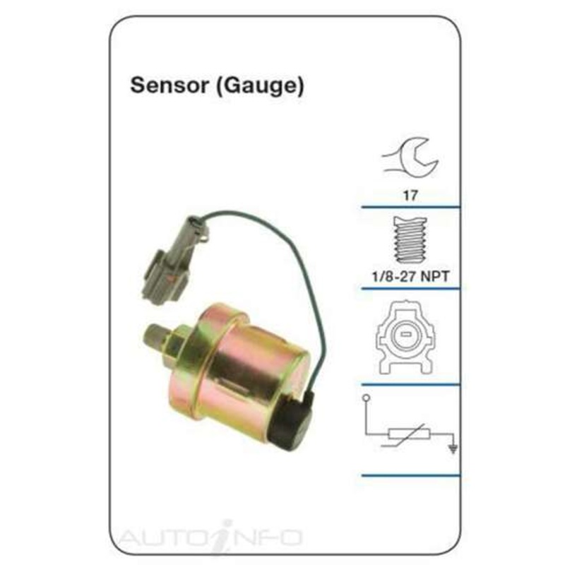Tridon Oil Pressure Sensor (Gauge) – TPS130